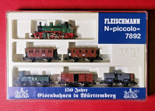 Fleischmann 7892, N piccolo, 150 Jahre Eisenbahnen in Württemberg, Zugset, rar!