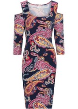 Cold-Shoulder-Kleid Gr. 36/38