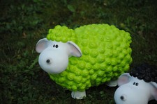 Lustiges Deko Schaf bunt Lamm