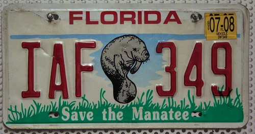 Florida nummernschild usa - florida,