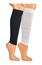 Stulpen Damen Bein Arm Stulpen Fasching Karneval  Schwarz Weiß  1 Paar CH 2723