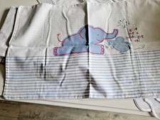 BABYBETT REISEBETT BETTWÄSCHE TCM TCHIBO BLAU SEHR SCHÖN KOPFKISSEN BETTBEZUG