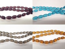 Glas Oval, Perlen, Schmuck