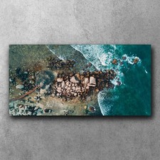 Leinwandbilder Wandbilder XXL Canvas 120x60 Meer Küste Ozean Landschaft