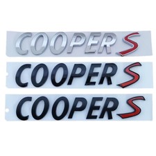 COOPER S Abzeichen Heckklappe
