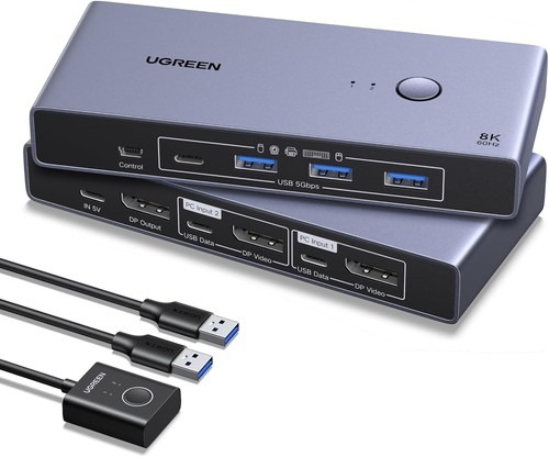 Kvm switch 8k 60hz - dp,