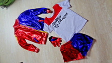 Kostüm Fasching Halloween Harley Quinn Kinder Mädchen Gr. 146 152