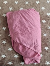 Rosa Fleece Spannbettlaken von Meradiso