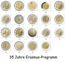 2 Euro Gedenkmünze 2022 "35 Jahre Erasmus-Programm " Unz.