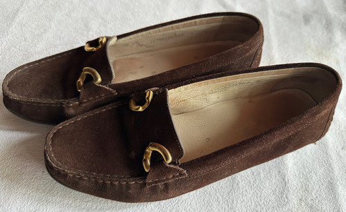 Leder halbschuhe ballerina - leder,