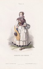 Vosges paysanne woman femme