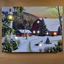 LED Bild winterlicher