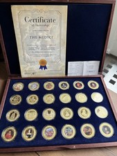 Medaille 24x Vergoldet "Die