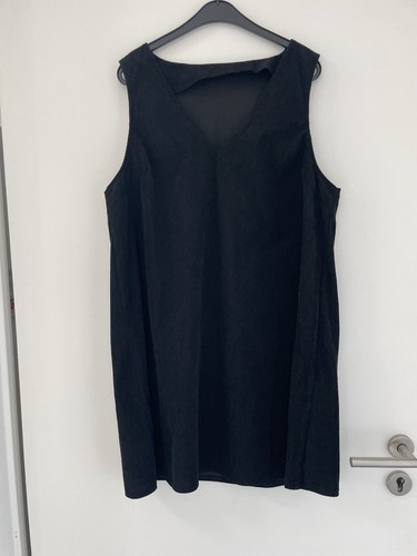 Schwarzes cordkleid - l, •