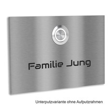 Edelstahl Türklingel London 1