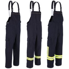 Feuerwehrhose HuPF Teil 2 Feuerwehr Einsatz Latzhose mit u. ohne Reflex Streifen