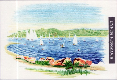 Postkarte brownsea island - postkarte,