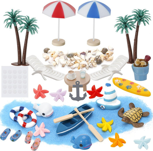 Miniatur deko set für garten - set,