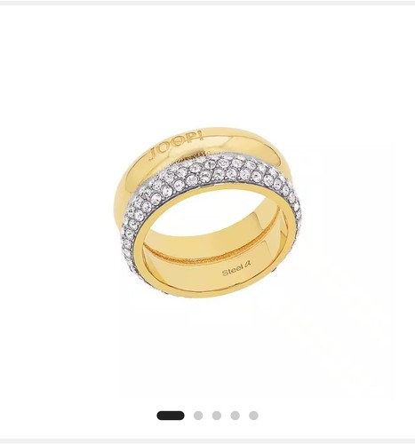 Joop damenring goldfarben mit - joop,