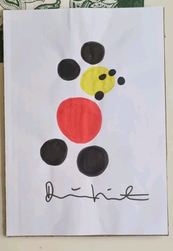 Damien hirst mickey painting - hirst,