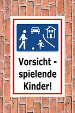 Schild - Vorsicht spielende