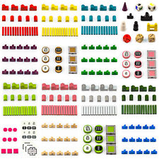 Ersatz Spielfiguren Spielsteine 20 Farben passend für Die Siedler von Catan Holz