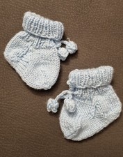 Baby Söckchen handgestrickt, Erstlingsausstattung