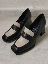 Tamaris Trotteurs Schwarz Creme Gr. 40 Komfort, Pumps, Old Money Style, elegant