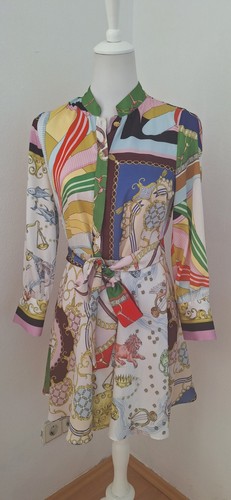 Zara hemdblusenkleid kurz - zara,