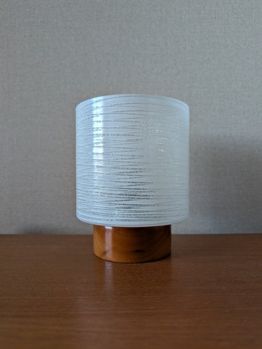Tischlampe glas holz - tischlampe,