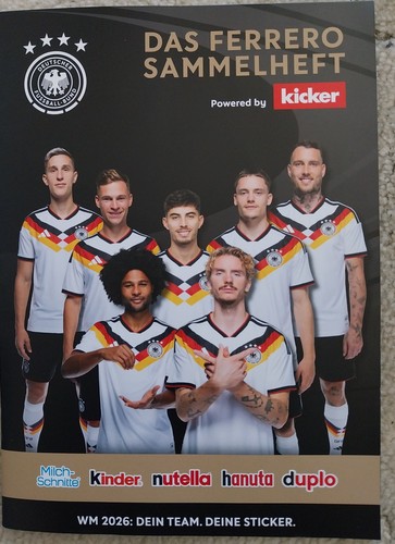 Leeres dfb ferrero - leeres, sammelheft