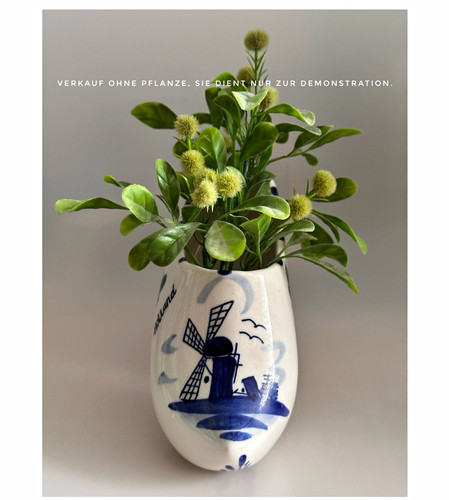 Keramik vase klompenstil - keramik-vase, im