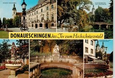 Donaueschingen Schloss Fuerstenberg Schuetzenbruecke Stadtkirche Hansele Brunnen