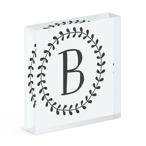 Buchstabe blumenkranz - buchstabe, b