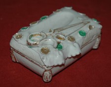 antike Porzellan Dose mit