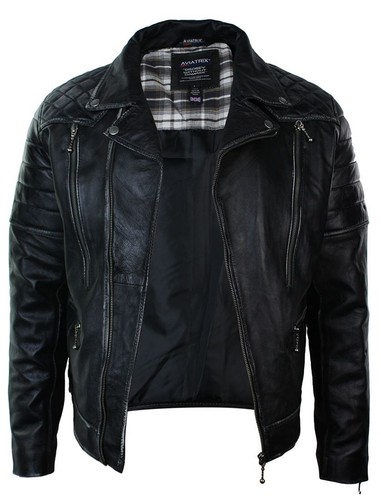 Herrenjacke 100 echtleder - 100%,