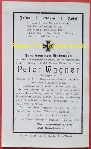 Sterbebild terrorangriff wk1 - terrorangriff, &