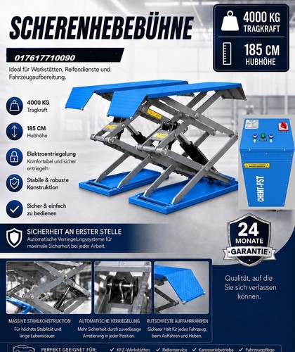 Scherenhebebühne 4000kg