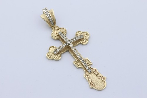 Kreuz anhänger 585 gold 14k - anhänger,