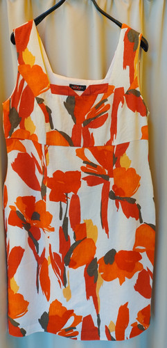 Leinen sommerkleid - leinen, 42