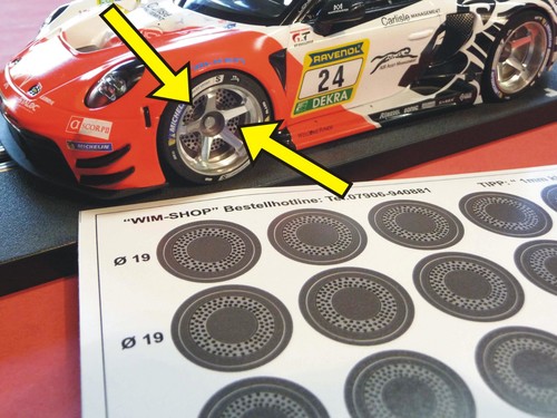 Slotcar bremsscheiben inlett - slotcar,