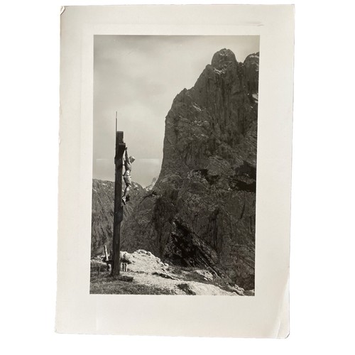 Altes foto wegkreuz auf - wegkreuz,