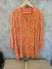 Tolle Plissee Tunika/Kleid /Long Bluse  Mehrfarbig Langarm Gr.40/42 Mille fleur