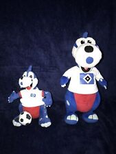 HSV Dino Hermann Spieluhr Hamburger SV Brahms Wiegenlied & 30 cm Stofftier Kult