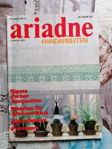 Ariadne handarbeiten heft - handarbeiten,