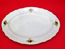 Pirkenhammer Rose Platte ca. 36 cm  ähnlich Old Country Roses Porzellan