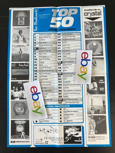 Musikmarkt charts plakat - musikmarkt,