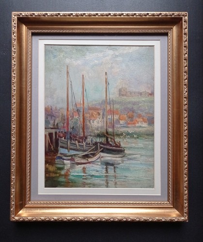 Old original oil painting - old,