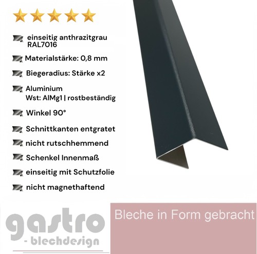 Profil aus alu ral7016 - aus,