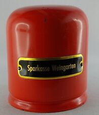 Massive Metall Spardose Sparbüchse "Sparkasse Weingarten" ohne Schlüssel
